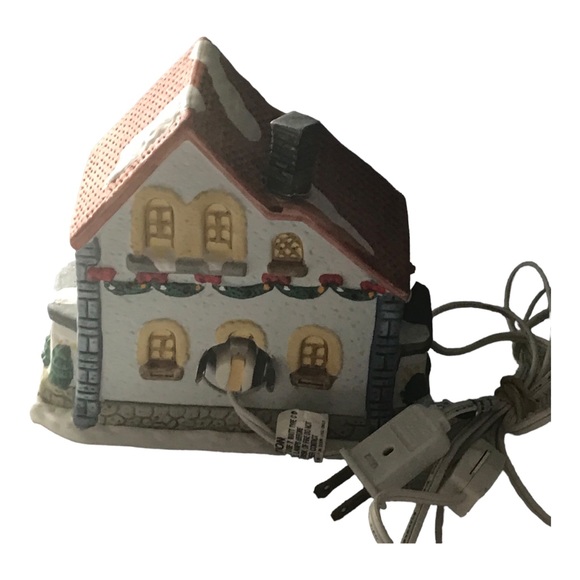 Enchanted Lighted Christmas Porcelain Village Piece - Picture 2 of 6